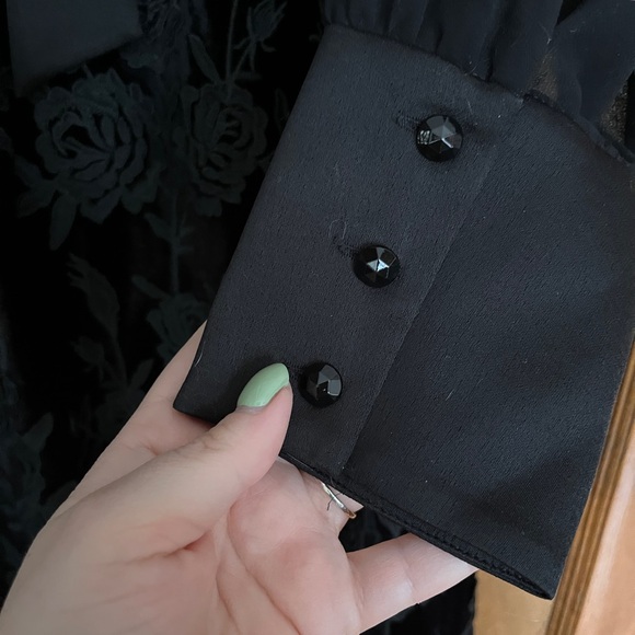 🖤 Dark Romance: NWT ModCloth x Anna Sui Velvet Dress – Size 12 - Picture 2 of 4